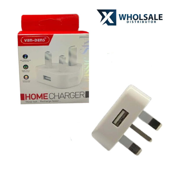 Universal USB Home Charger – Fast & Efficient Wall Adapter